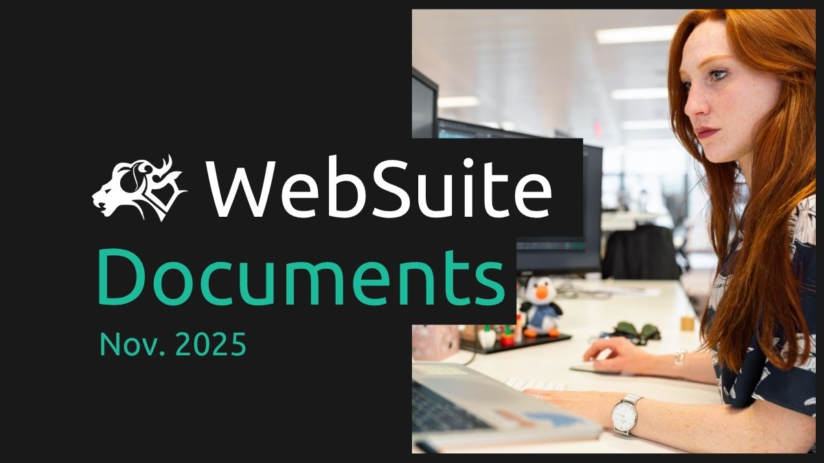 WebSuite Documentations & Guide - November 2025 - Version 4.7.2
